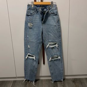 White fox ripped jeans